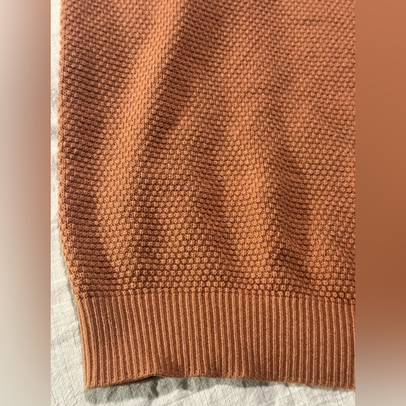 Free People FP Beach Hailee Sweater Midi Dress NWT Small Aged Terracotta Cotton - Picture 5 of 16